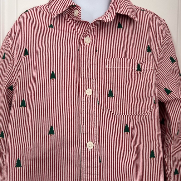 Gymboree Christmas button down shirt - Picture 2 of 4